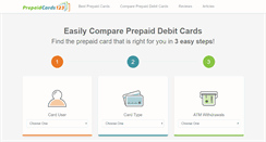 Desktop Screenshot of prepaidcards123.com