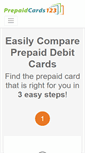 Mobile Screenshot of prepaidcards123.com